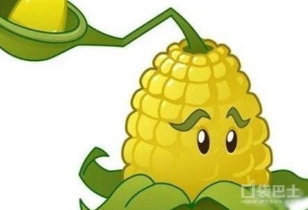 植物大战僵尸里的玉米投手简笔画