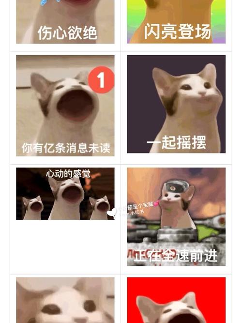 沙雕popo猫表情包_表情包_我最爱的表情包_素材_表情包