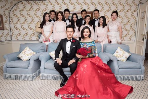 张歆艺袁弘伴娘伴郎团都有谁