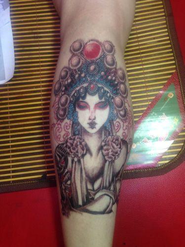 花旦纹身个性图片合辑