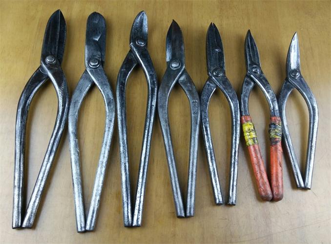日本进口原装二手盛光铁皮剪 白铁剪刀 不锈钢剪刀 工业铜皮剪刀