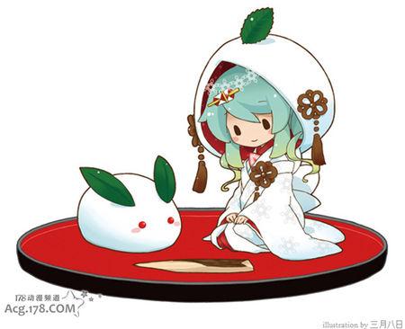 有木有简单又好看的初音动漫q版萌图?