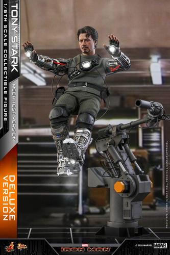 hottoys 钢铁侠 tony stark 托尼史塔克 机械测试 1/6