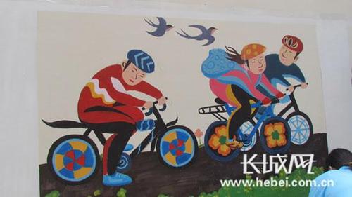 中国梦主题墙亮相省会社区 助力文明城市创建