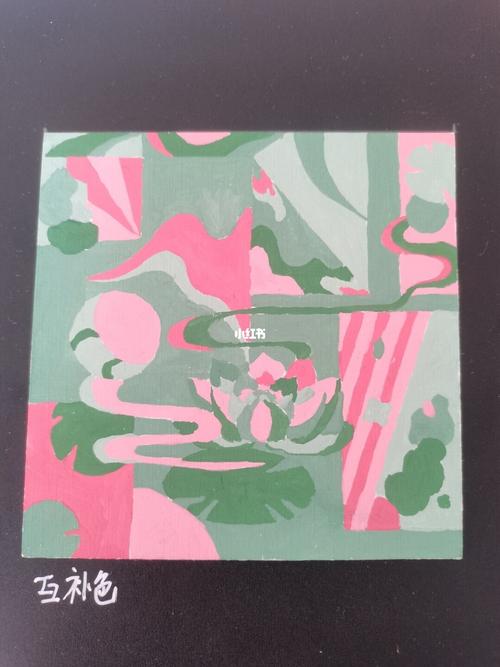 色彩构成作业_色彩构成_对比色_人文_绘画