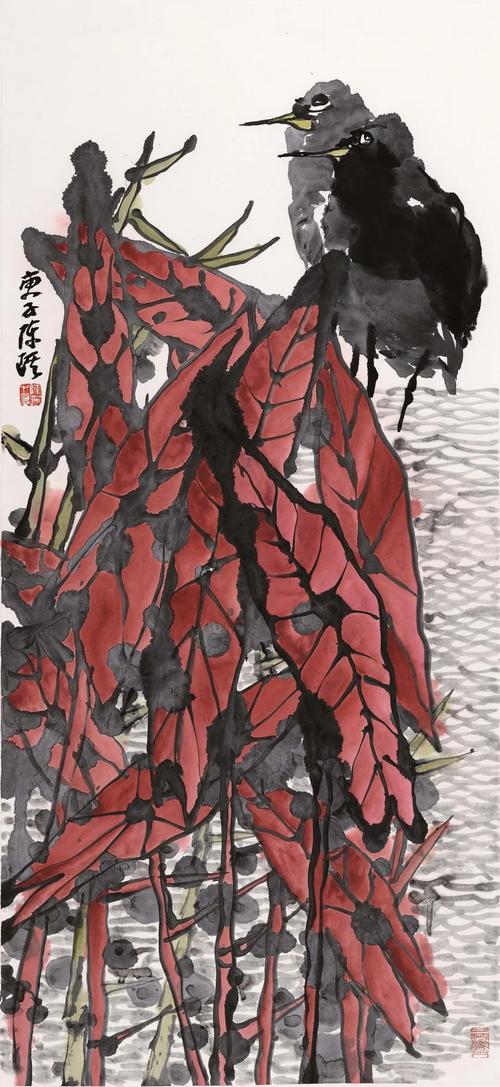 花鸟画是陈琪绘画创作的重心所在,每年都有细微的变化,日积月累,铸成