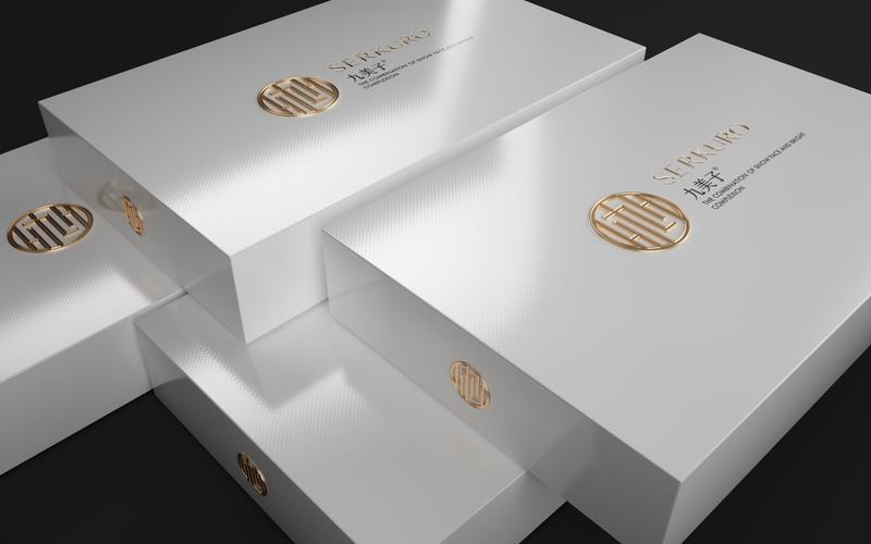 九美子套盒包装设计