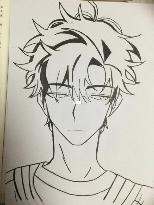 不好好写题来摸鱼画画_绘画_铅笔画_动漫_临摹_阴影_时光代理人_文化