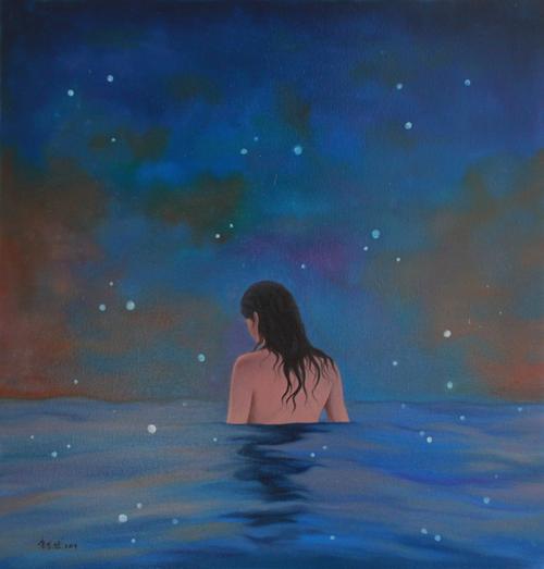 浴女_李东旭_发现艺术品_大艺网