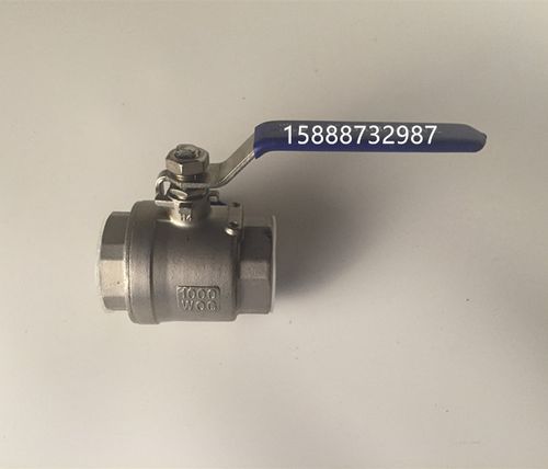 正宗201/304 二片式丝扣球阀 不锈钢内螺纹球阀dn15 4