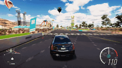 凯迪拉克ats-v coupe登陆《极限竞速:地平线3》