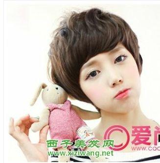 可爱女生的可爱短发发型(4)