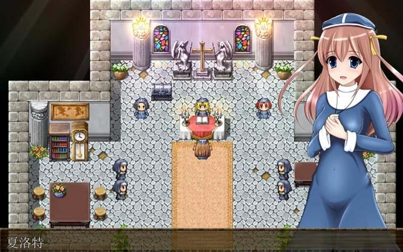 祈祷的少女夏洛特