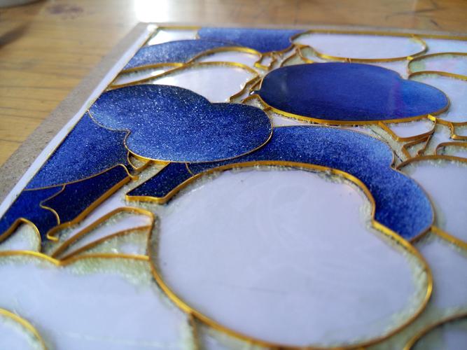 景泰蓝金丝沙画|手工艺|其他手工艺|默煜 - 原创作品 - 站酷 (zcool)