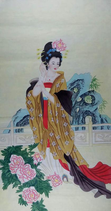 四美之杨贵妃_人物_国画_装饰作品_藏画网_中国书画交易网_画廊和艺术