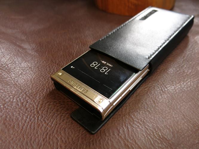 三星w2019手机套w2018保护套g9298大器5牛皮套w2017真皮皮套