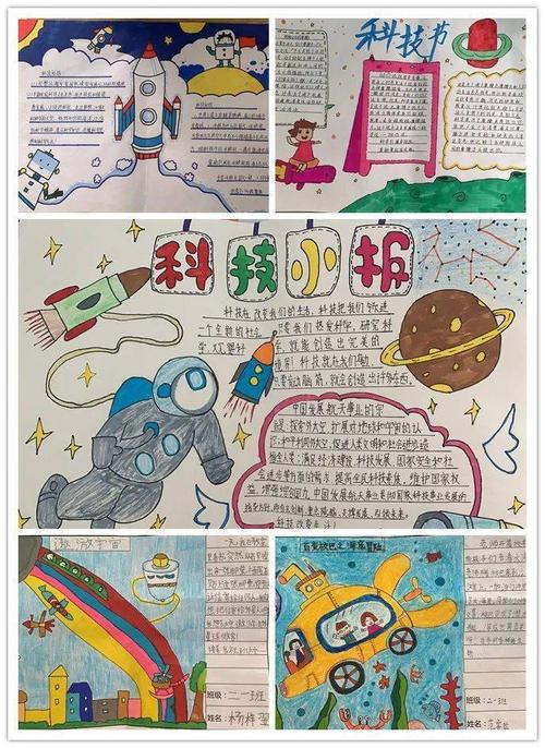 科技成就未来手抄报
