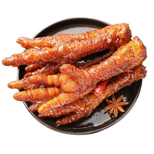 【虎皮凤爪200g】麻辣卤味鸡爪香辣散装熟食独立小包装零食五香