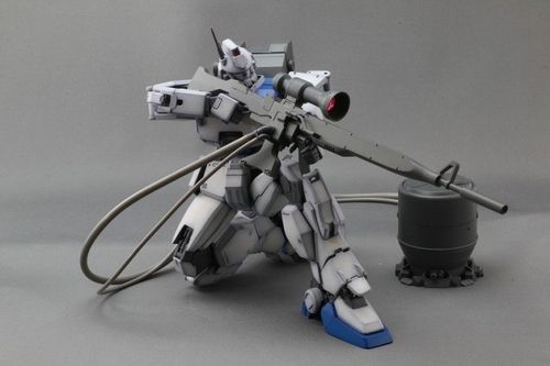 加工 代工 上色 万代 mg 高达 rx-79(g)ez-8 08 ms 小队 ez8