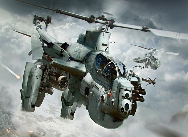 智能直升机概念图 未来轻型"摩托"