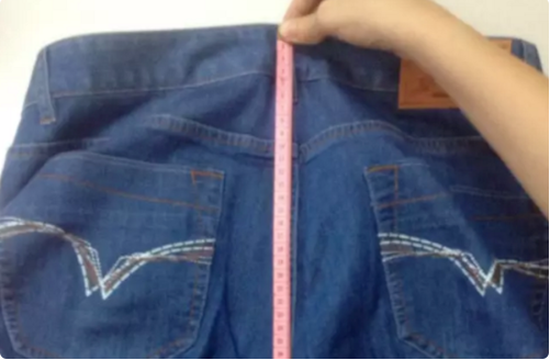 请问裤子尺码里说的前浪和后浪具体是指哪里的长度