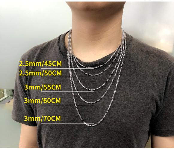 【尺寸全】925银o型链 无吊坠 项链 男士 女 加长款裸