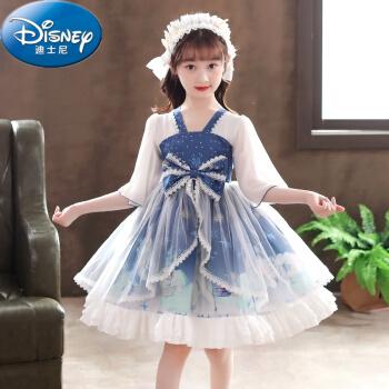 迪士尼女童连衣裙夏装洛丽塔儿童春装lolita童装公主裙女孩宝宝裙子