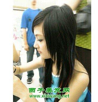 绝对好看的长碎发发型图片