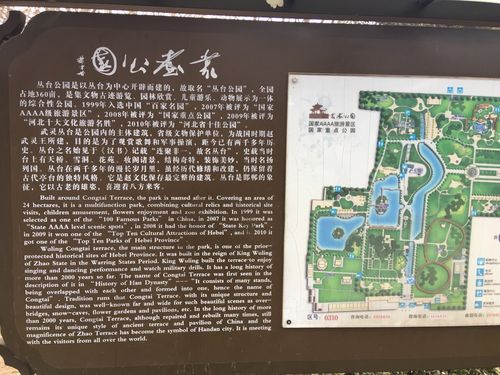丛台公园旅游景点攻略图