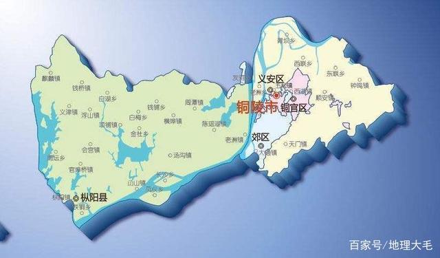 铜陵市地图