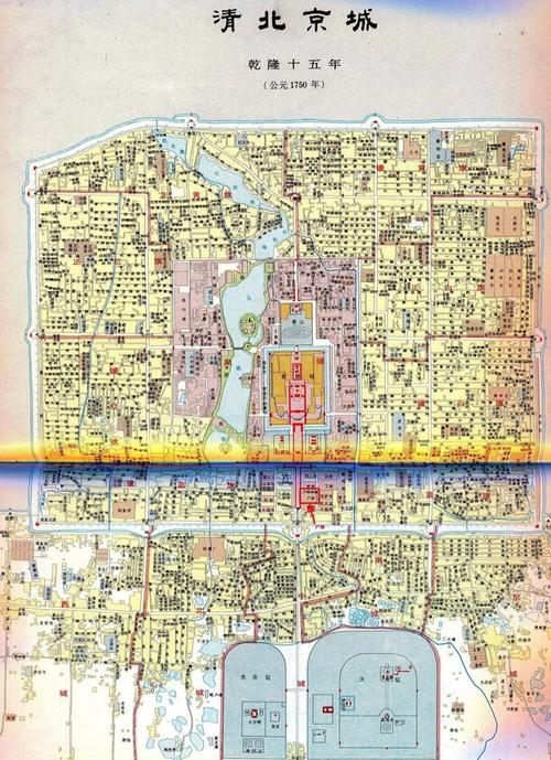 北京地区,北京城,清朝,面积