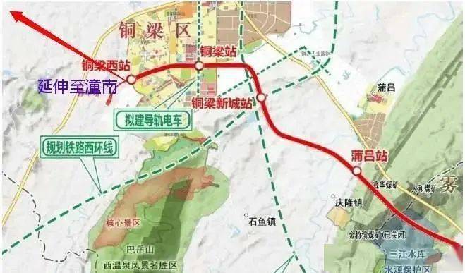 重庆轨道交通这条线将延伸到四川_铜梁