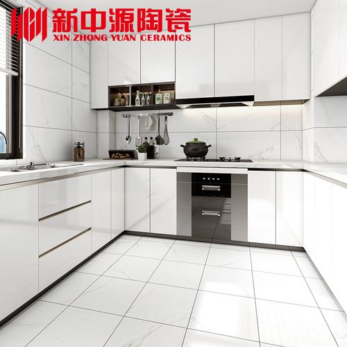 新中源卫生间300x600纯色仿古砖现代简约防滑地砖厨房