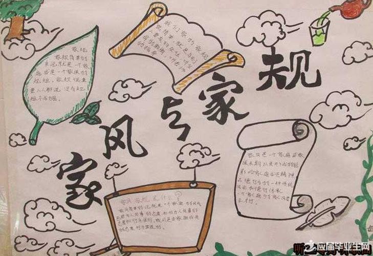 一封家书说家风手抄报内容