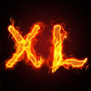 谁帮我ps一个好看点的头像,就2个字母xl,最好是火焰的