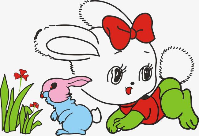 小白兔卡通图片小白兔图片