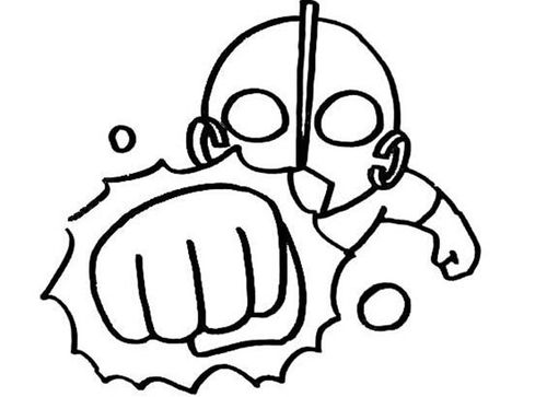 奥特曼简笔画怎么画?厉害的奥特曼