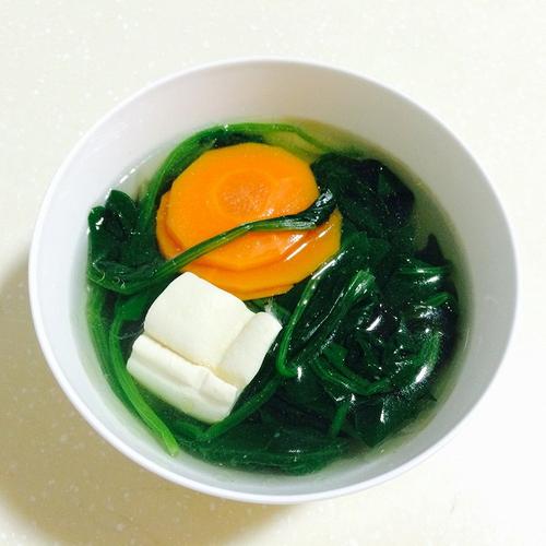 菠菜豆腐汤