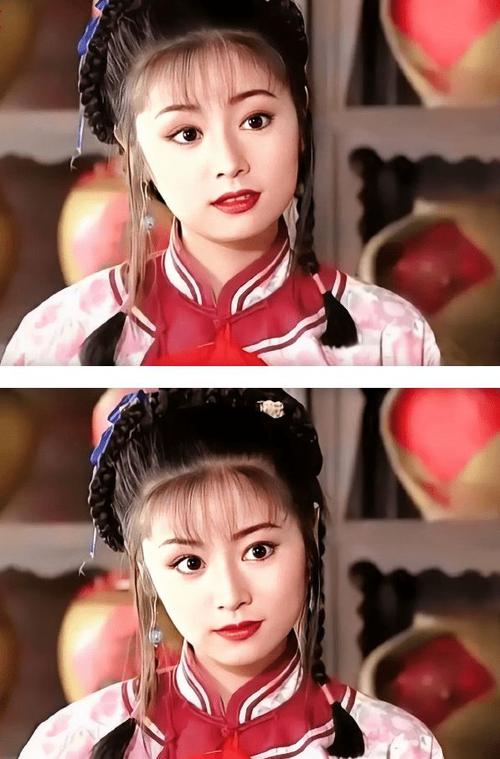 林心如年轻的时候清纯阳光,有一种邻家女孩的感觉.