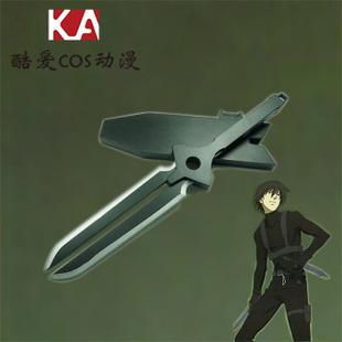 cos道具动漫武器黑之契约者李舜生黑叔双刃双刀短刀短剑未开刃