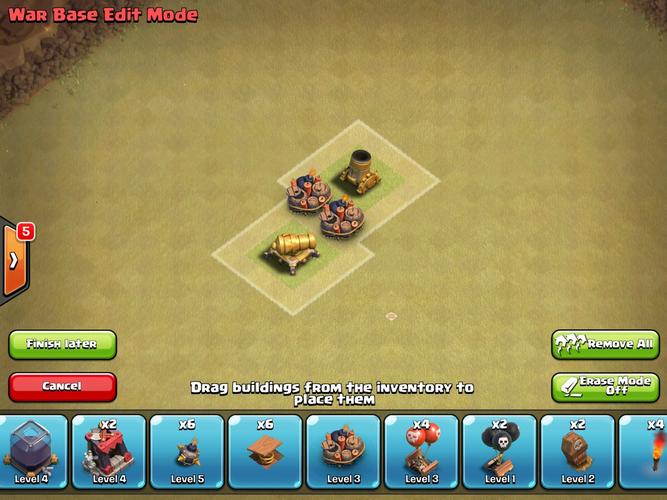 slightly stagger the defenses