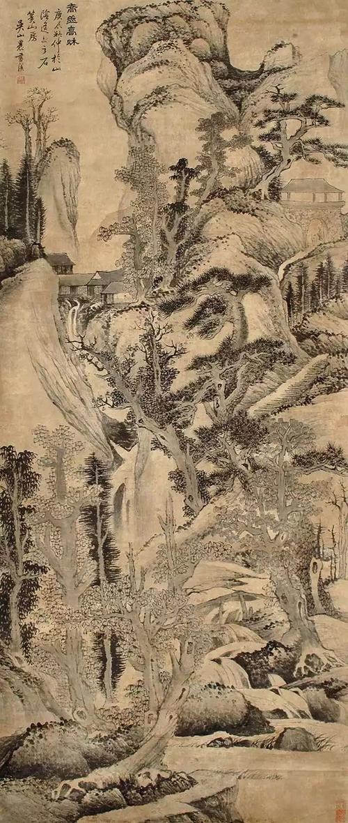 明代画家蓝瑛精品山水集萃( 百一十幅)