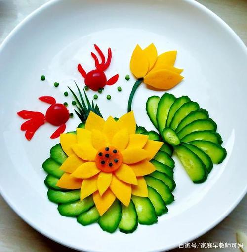 把蔬菜水果做成艺术品我轻松治好了孩子的挑食厌食症