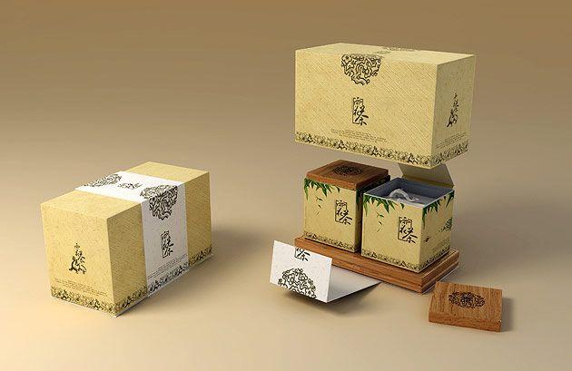 南京雨花茶组合包装(中国包装设计网-包联天下,包装方案解决平台等