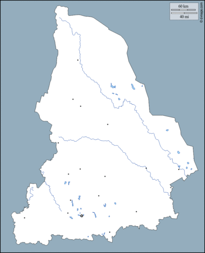 斯维尔德洛夫斯克州 : 免费地图, 免费的空白地图, 免费的轮廓地图