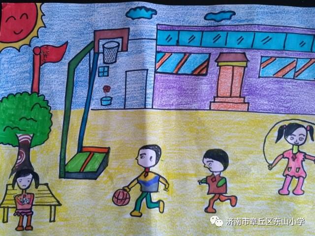 【章丘创城进行时】教体局(东山小学)卡通画绘文明