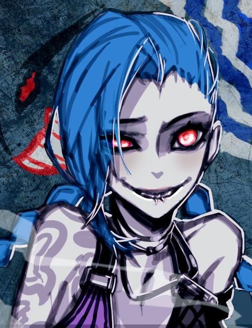 头像小清新金克斯