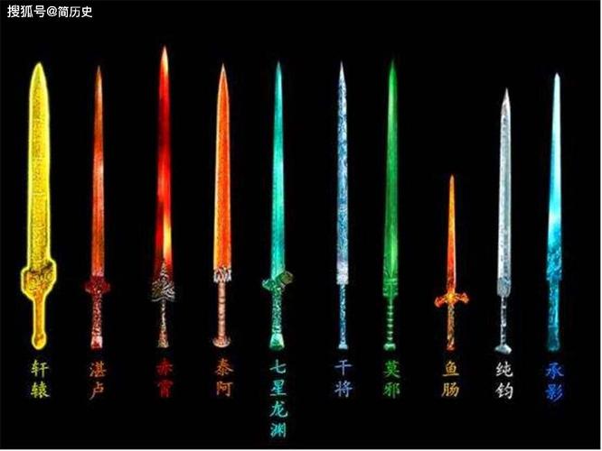 原创中国古代"十大名剑" 第一把可斩妖除魔(图)