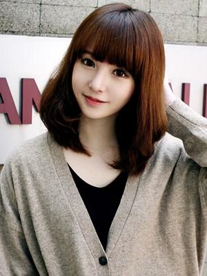 梨花头发型 释放秋冬之美(3)