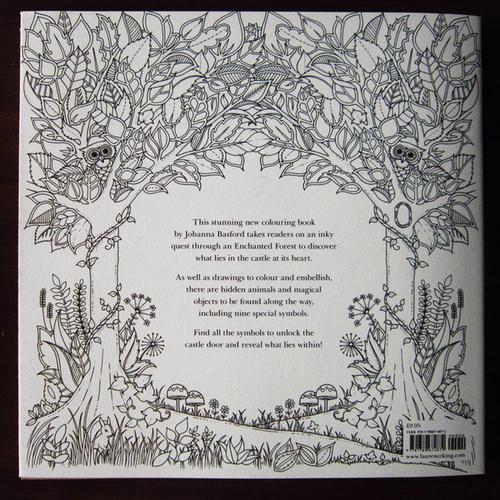 现货 填色涂鸦书秘密花园续作 forest enchanted 魔法